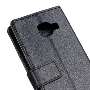 Lompakkokotelo 2-kortti Samsung Galaxy A9 2016 (SM-A900F)  - musta