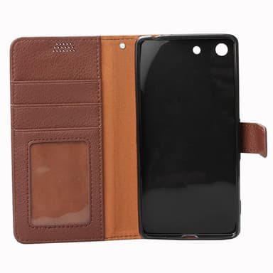 Lompakkokotelo 2-kortti Sony Xperia M5 (E5663)  - musta