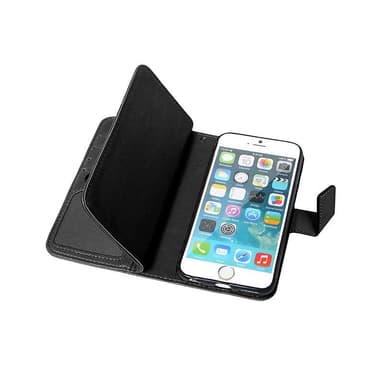 Lompakkotelo Flexi 9-kortti Apple iPhone 6, 6S  - musta