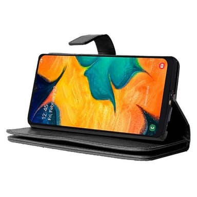 Lompakkotelo Flexi 9-kortti Samsung Galaxy A30 (SM-A305F)  - punainen