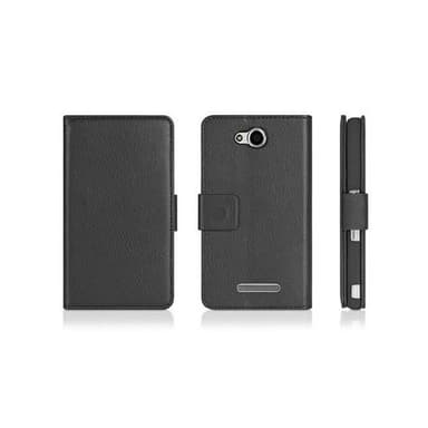 Lompakkokotelo 2-kortti Sony Xperia C (c2303)  - punainen