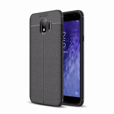 Nahkakuvioitu TPU kuori Samsung Galaxy J4 2018 (SM-J400F)  - sininen