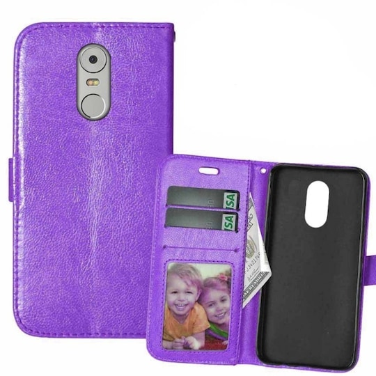 Lompakkokotelo 3-kortti Lenovo K6 Note  - violetti
