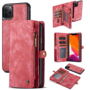 CaseMe Lompakkokotelo 11-kortti Apple iPhone 11 Pro Max (6.5 ")  - pun