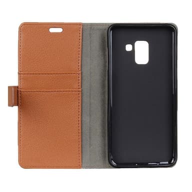 Lompakkokotelo 2-kortti Samsung Galaxy A8 2018 (SM-A530F)  - ruskea