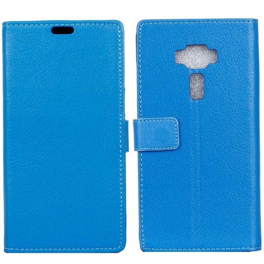 Lompakkokotelo 2-kortti Asus Zenfone 3 (ZE552KL)  - sininen
