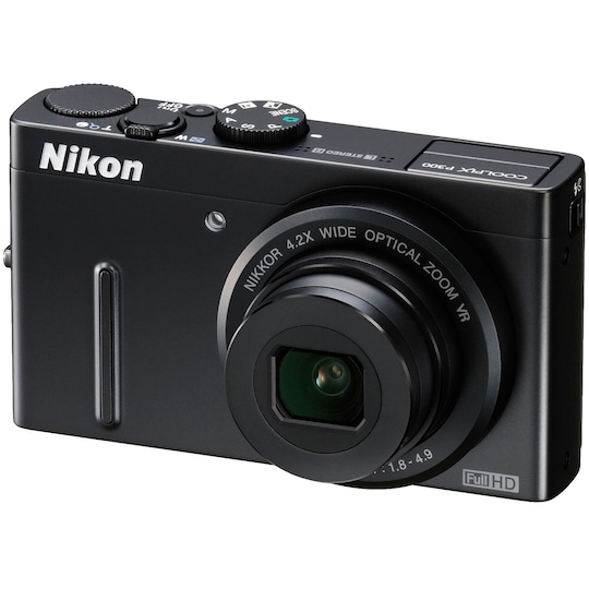 Nikon CoolPix P300 digikamera (musta)