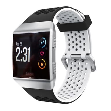 Hole Sport rannekoru Fitbit Ionic - mustavalkoinen