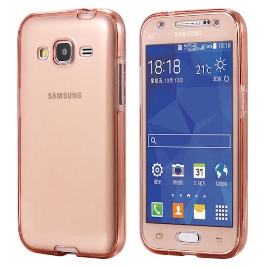 360° suojakuori Samsung Galaxy J5 2015 (SM-J500F)  - kulta