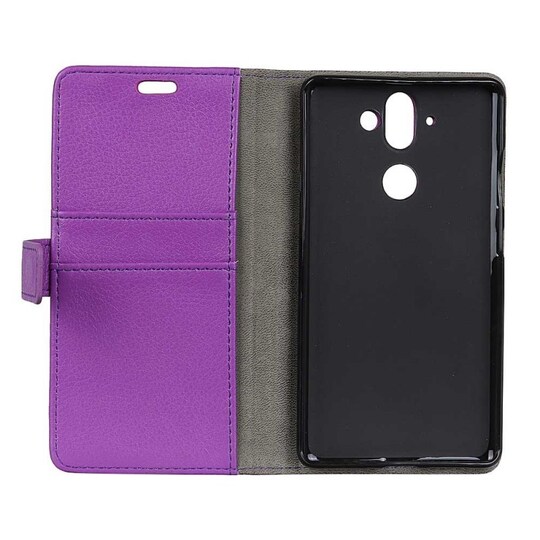 Lompakkokotelo 2-kortti Nokia 8 Sirocco (TA-1005)  - violetti