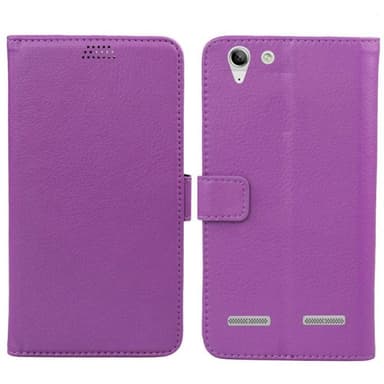 Lompakkokotelo 2-kortti Lenovo Vibe K5  - violetti