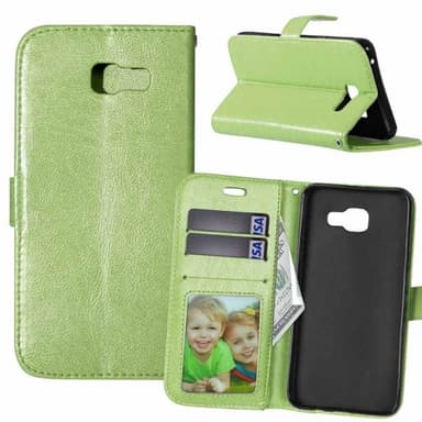 Lompakkokotelo 3-kortti Samsung Galaxy A5 2016 (SM-A510F)  - vihreä