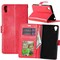Lompakkokotelo 2-kortti Sony Xperia X (F5121)  - punainen