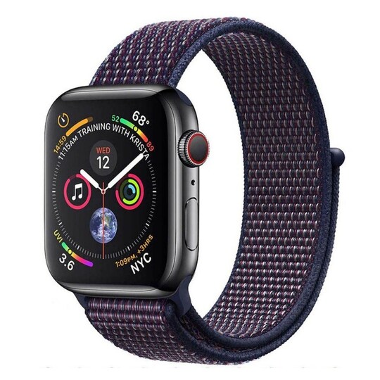 Apple Watch 4 (44 mm) nylonrannekoru - Indigo