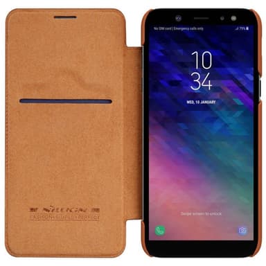 Nillkin Qin FlipCover Samsung Galaxy A6 Plus 2018 (SM-A610F)  - musta