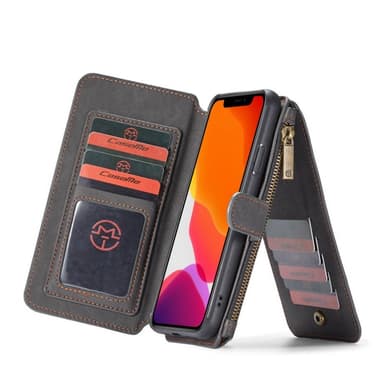 Multi Wallet 14 CaseMe Apple iPhone 11 Pro Max (6.5 ")  - Musta / harm