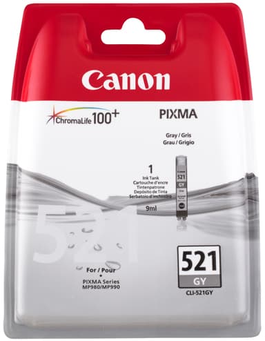 Canon CLI-521GY mustekasetti (harmaa)