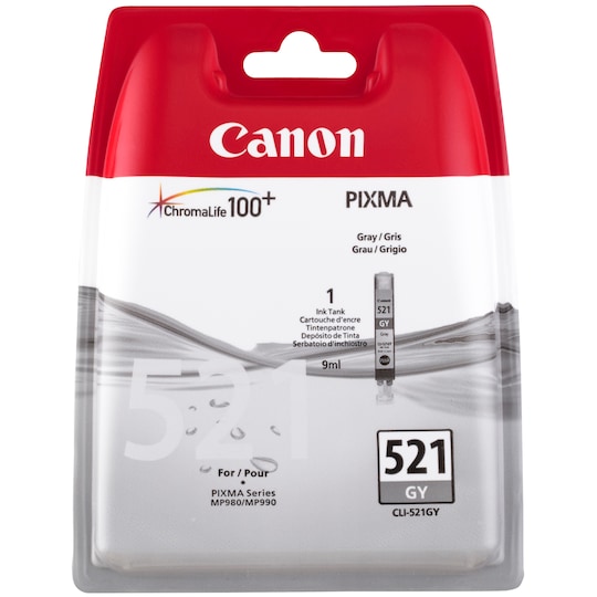 Canon CLI-521GY mustekasetti (harmaa)