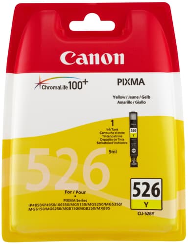 Canon CLI-526Y mustekasetti (keltainen)