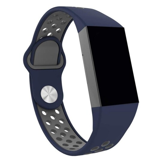 Fitbit Charge 3 EBN Sport rannekoru - sininen / harmaa
