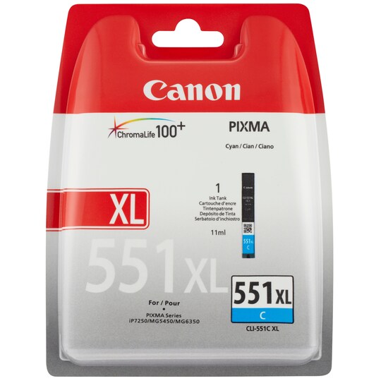 Canon CLI-551XL mustekasetti (syaani)
