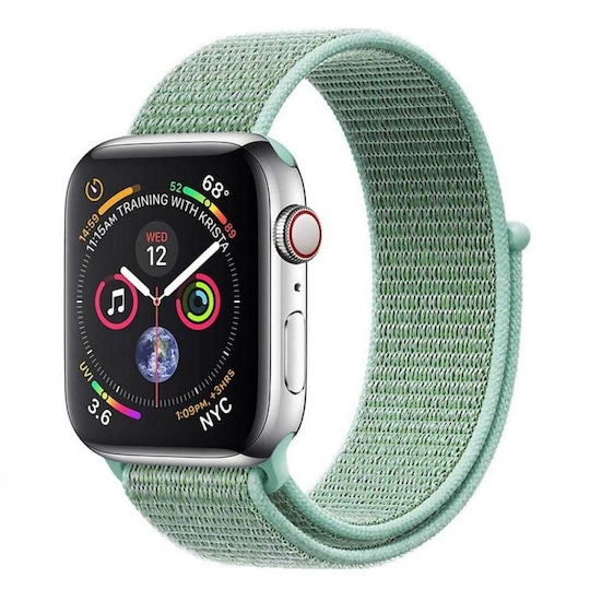 Apple Watch 4 (40 mm) nylonrannekoru - Marine Green