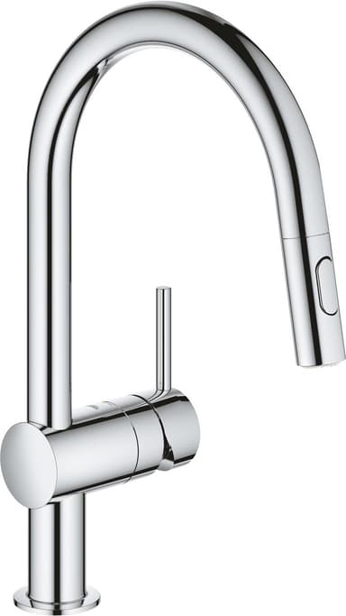 Grohe Minta hana ulosvedettävällä suuttimella, C-malli (kromi)