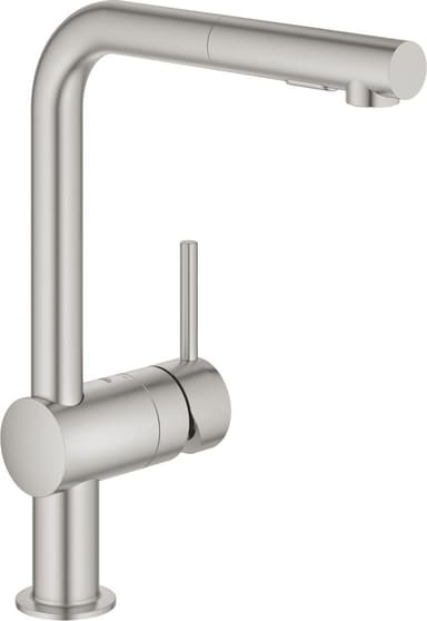 Grohe Minta hana ulosvedettävällä suuttimella, L-malli (harjat. kromi)