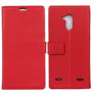 Lompakkokotelo 2-kortti ZTE Blade V7 Lite  - punainen
