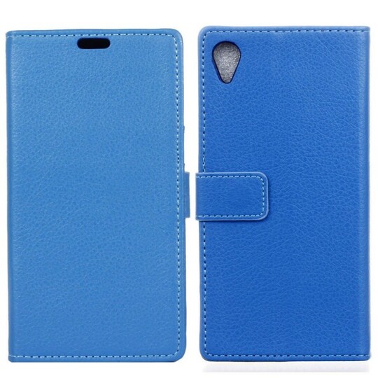 Lompakkokotelo 2-kortti Sony Xperia XA1 Ultra (G3221)  - sininen