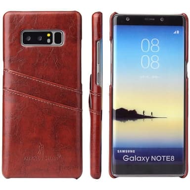 Retrokuori korttipaikoilla Samsung Galaxy Note 8 (SM-N950F)  - ruskea
