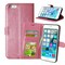 Lompakkokotelo 3-kortti Apple iPhone 6Plus / 6S Plus  - vaaleanpunaine