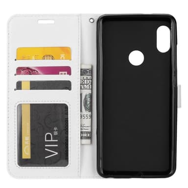 Lompakkokotelo 3-kortti Huawei P Smart 2019 (POT-LX1)  - valkoinen
