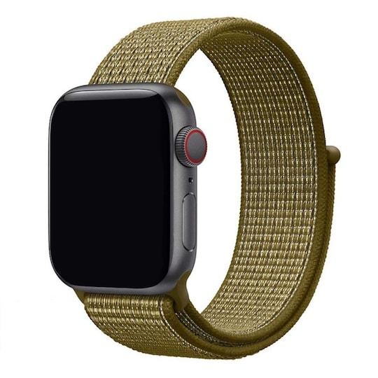 Apple Watch 38mm nailonrannekoru - oliivilakki