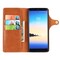 Retro lompakkokotelo Samsung Galaxy Note 8 (SM-N950F)  - Tummanruskea