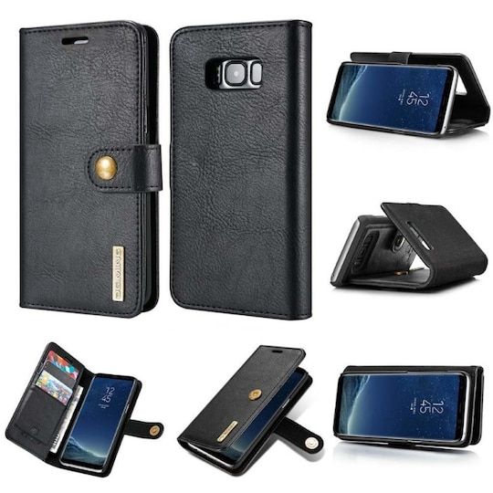 Lompakkokotelo DG-Ming 2i1 Samsung Galaxy S8 (SM-G950F)  - musta
