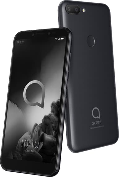 Alcatel 1S älypuhelin 3/32 GB (metallinmusta)
