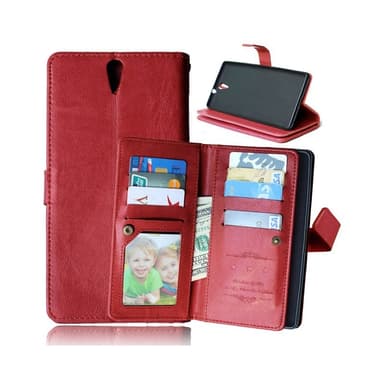 Lompakkotelo Flexi 9-kortti Sony Xperia C5 Ultra Dual (E5563)  - ruske