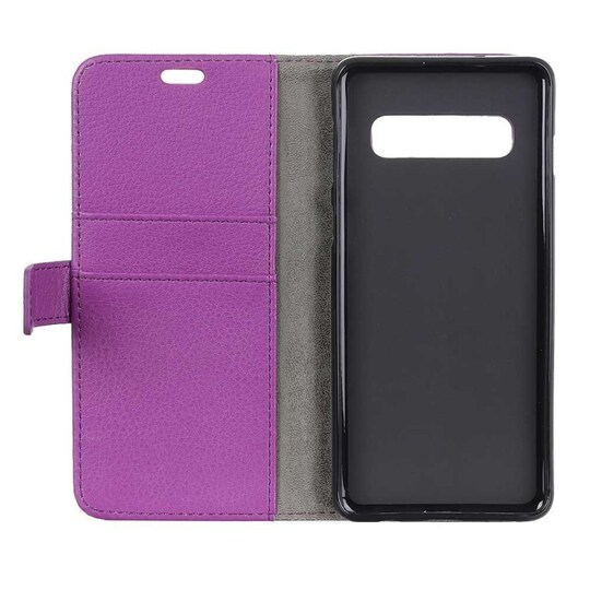 Lompakkokotelo 2-kortti Samsung Galaxy S10 Plus (SM-G975F)  - violetti
