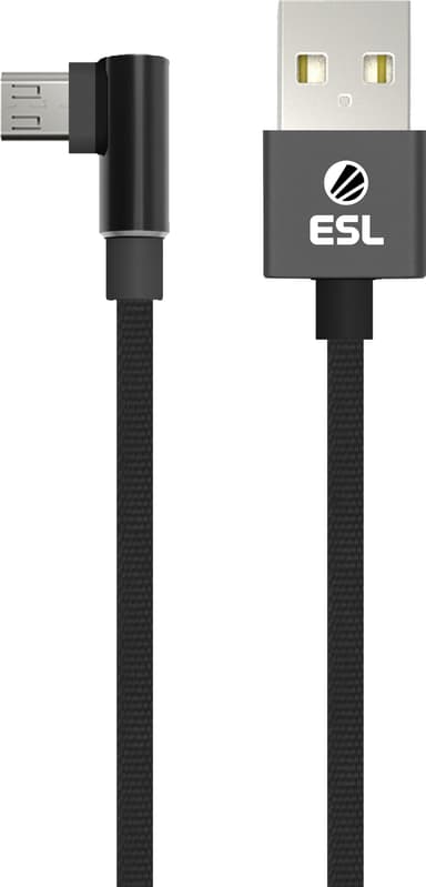 ESL USB - microUSB pelikaapeli 2 m (musta)