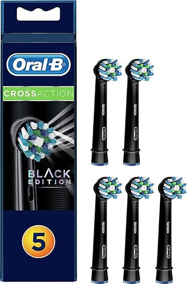 Oral-B CrossAction harjaspäät 5 kpl (musta)