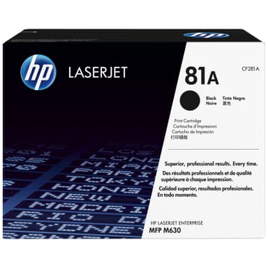 HP 81A Original LaserJet värikasetti (musta)