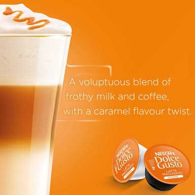 NESCAFÉ Dolce Gusto Latte Macchiato Caramel kahvikapselit (16 kpl)