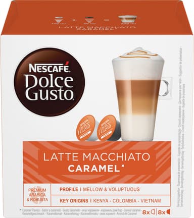 Nescafe Dolce Gusto Caramel Latte Macchiato kahvikapselit