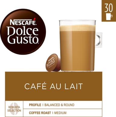 Nescafè Dolce Gusto Café Au Lait kahvikapselit