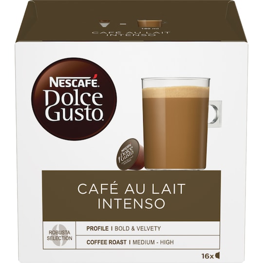 Nescafe Dolce Gusto Cafe au Lait Intenso kahvikapselit