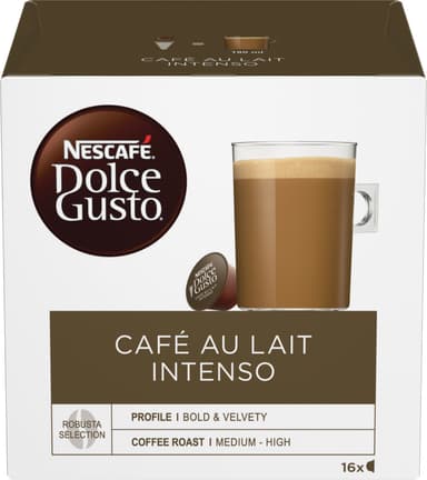 Nescafe Dolce Gusto Cafe au Lait Intenso kahvikapselit