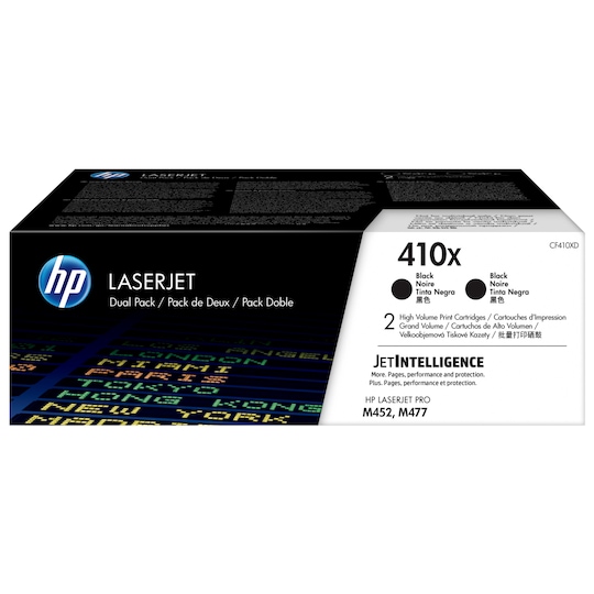 HP 410XD Original LaserJet värikasetti (musta, 2 kpl)