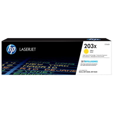 HP 203X Original LaserJet värikasetti (keltainen)