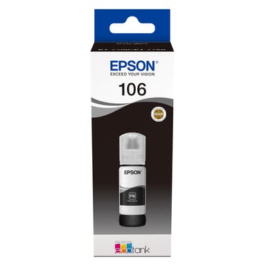 Epson 106 EcoTank mustepullo (musta)